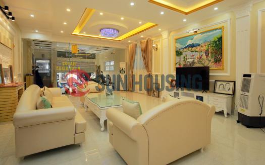 Furnished house for rent Tay Ho with 03 bedrooms, balcony, garage