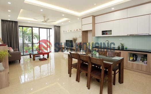 Serviced apartment Westlake Hanoi, two bedrooms, airy balcony.