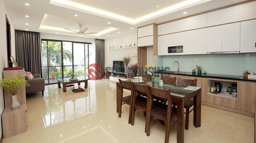 Serviced apartment Westlake Hanoi, two bedrooms, airy balcony.