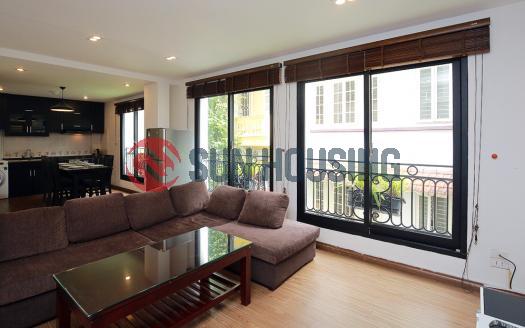 Furnished two-bedroom serviced apartment Westlake Hanoi.