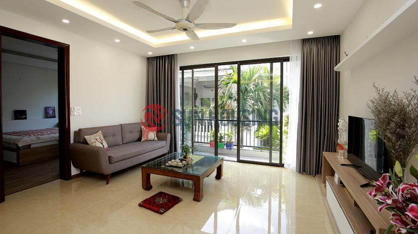 Serviced apartment Westlake Hanoi, two bedrooms, airy balcony.