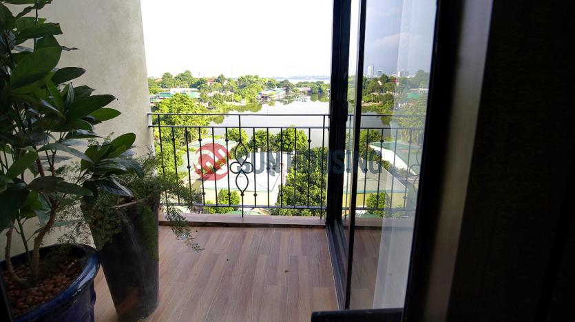 Spacious serviced penthouse apartment Westlake Hanoi two bedrooms lake view