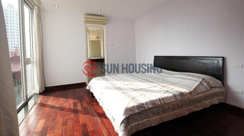 Serviced apartment Westlake Hanoi, three bedrooms lake view balcony.