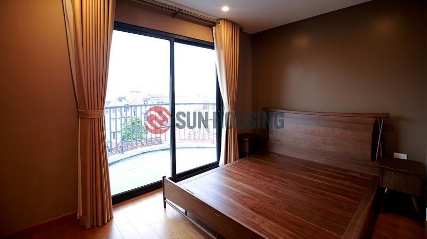 Industrial 2-bedroom apartment in Tay Ho | Balcony open city view