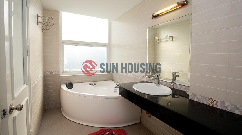 Serviced apartment Westlake Hanoi, three bedrooms lake view balcony.