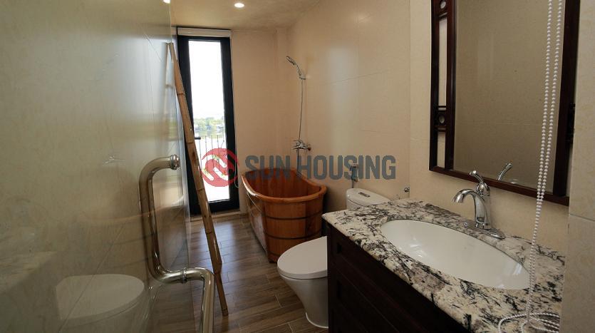 Spacious serviced penthouse apartment Westlake Hanoi two bedrooms lake view