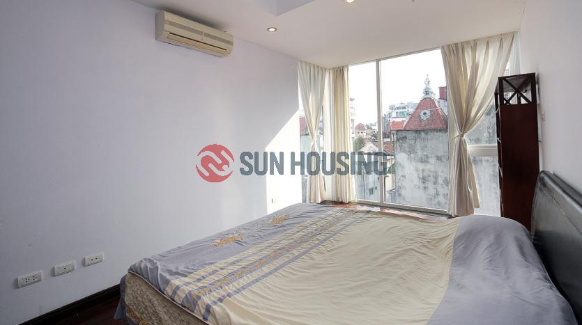 Serviced apartment Westlake Hanoi, three bedrooms lake view balcony.