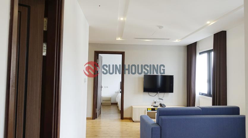 Serviced apartment in Ba Dinh downtown Hanoi with 2 bedrooms, balcony, lots of light