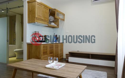 Elegant one-bedroom apartment in Ba Dinh district with new furniture, very bright and lovely