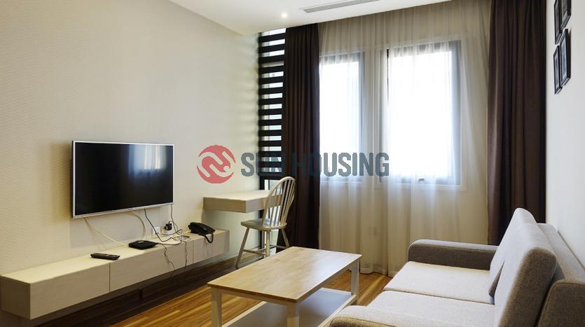 One-bedroom serviced apartment for rent in Ba Dinh, downtown Hanoi