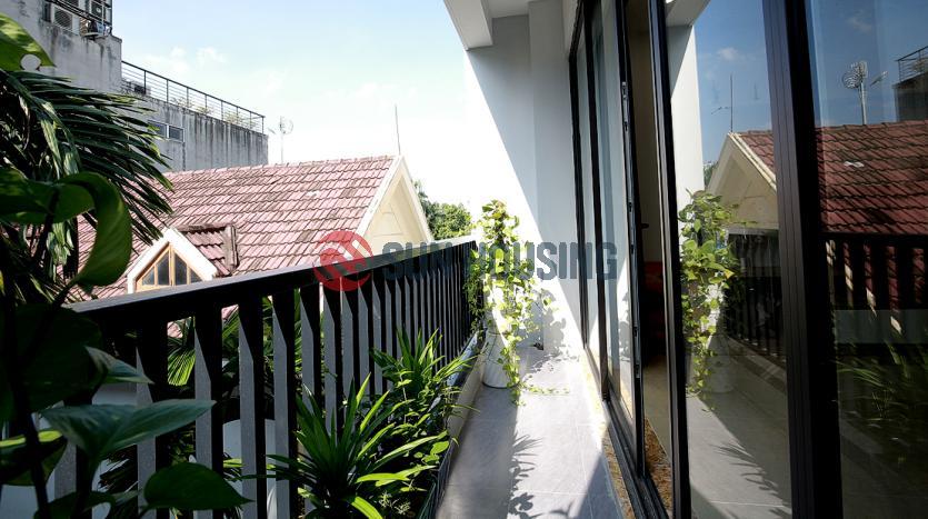 Serviced apartment Westlake Hanoi, two bedrooms, airy balcony.