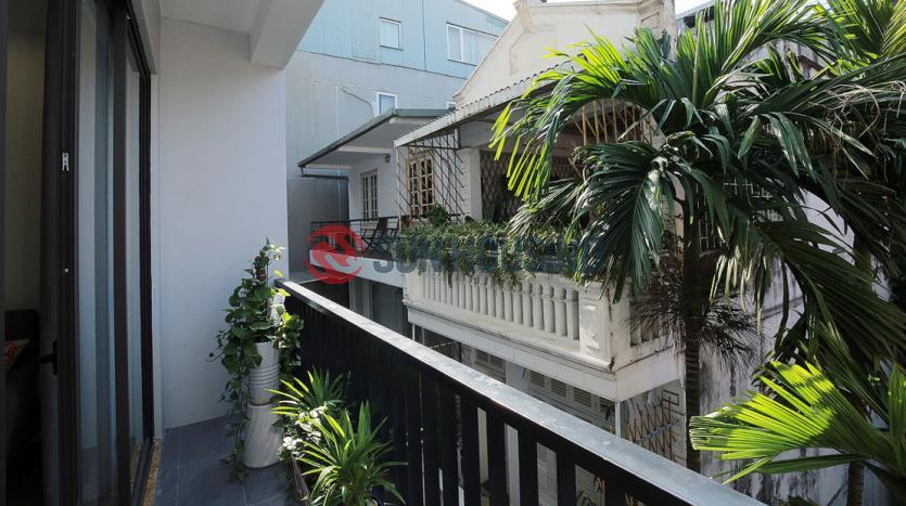 Serviced apartment Westlake Hanoi, two bedrooms, airy balcony.