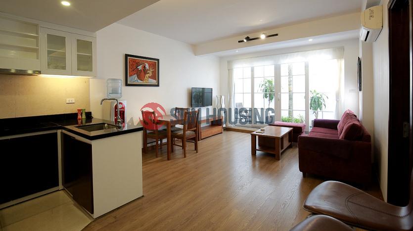 Elegant and bright serviced apartment near Westlake Hanoi two bedrooms