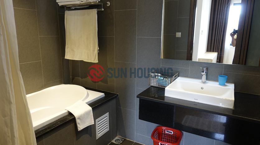 Serviced apartment in Ba Dinh downtown Hanoi with 2 bedrooms, balcony, lots of light