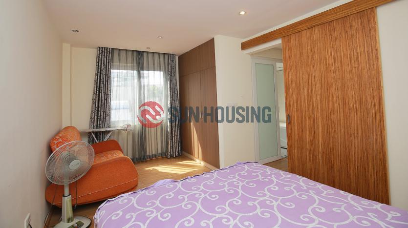 Serviced one bed-room apartment Westlake Hanoi with open view to Quang An park and Westlake