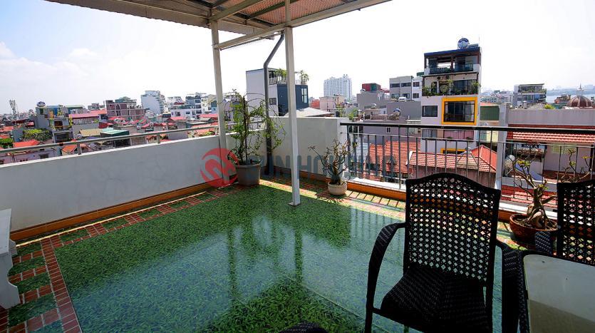 Brand new one bedroom apartment for rent Westlake, Hanoi.