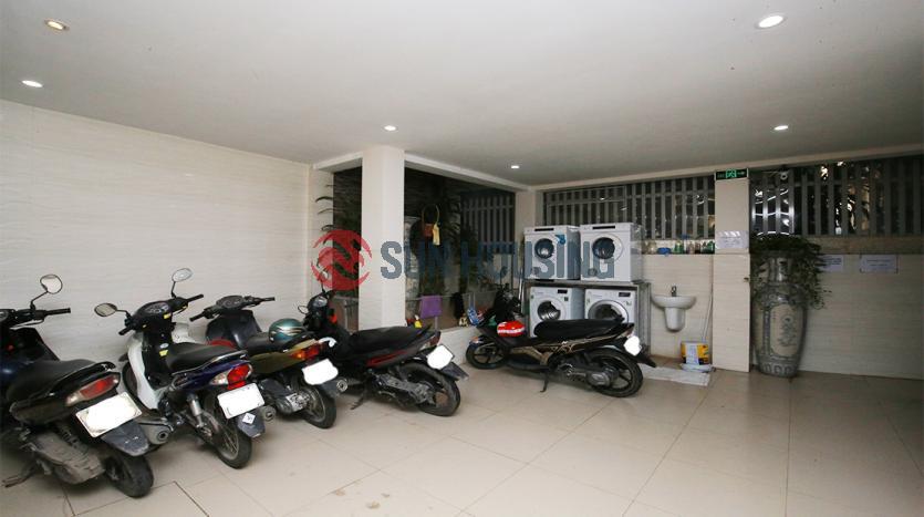 One-bedroom serviced apartment Westlake Hanoi modern and bright.