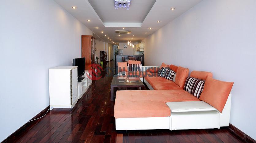 Serviced apartment Westlake Hanoi, three bedrooms lake view balcony.