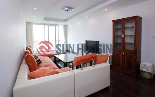 Serviced apartment Westlake Hanoi, three bedrooms lake view balcony.