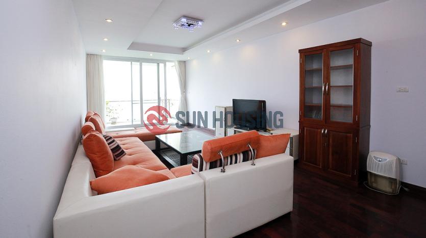 Serviced apartment Westlake Hanoi, three bedrooms lake view balcony.