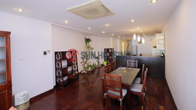 Serviced apartment Westlake Hanoi, three bedrooms lake view balcony.