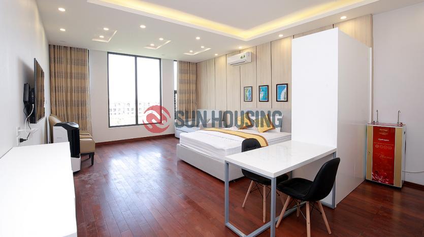 Bright studio serviced apartment Westlake Hanoi, quiet and clean