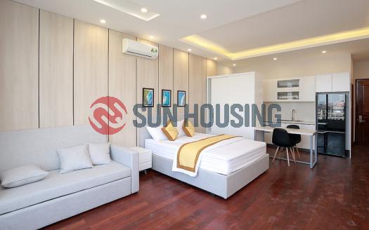 Bright studio serviced apartment Westlake Hanoi, quiet and clean