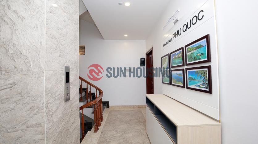 Bright studio serviced apartment Westlake Hanoi, quiet and clean