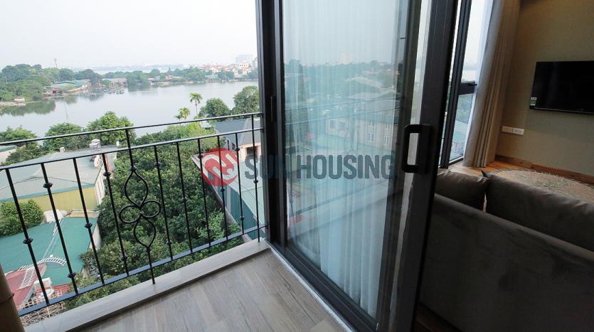 Lake view one bedroom serviced apartment west lake Hanoi