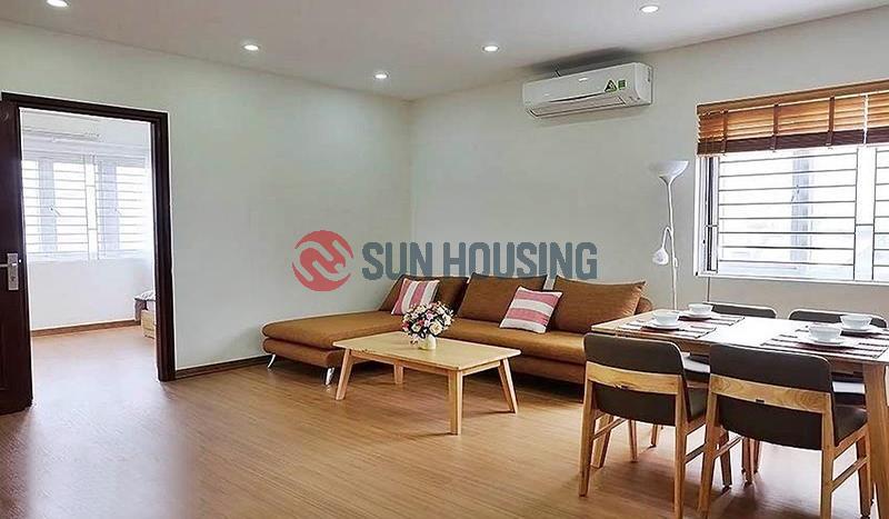 Bright one bedroom apartment for rent in Yen phu village Hanoi