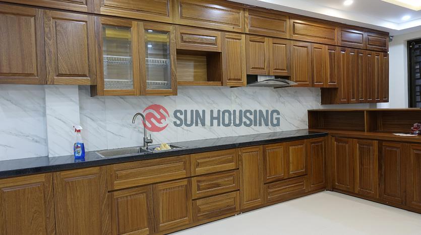 Partly furnished house three bedrooms near Westlake Hanoi