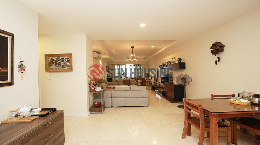 Furnished apartment for rent in P2 Ciputra | Three-bedroom, open view balcony