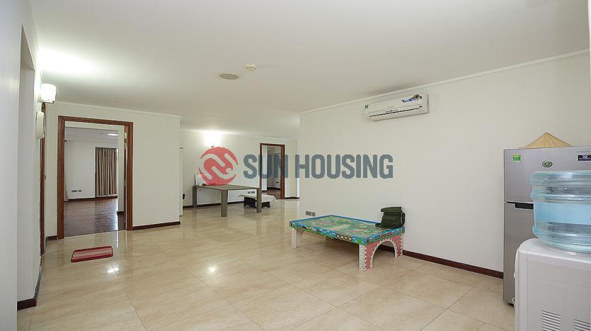 Partly furnished apartment in L2 building Ciputra with 4 bedrooms, open view balcony, swimming pool