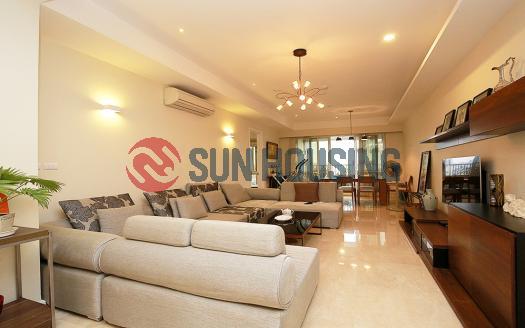 Furnished apartment for rent in P2 Ciputra | Three-bedroom, open view balcony