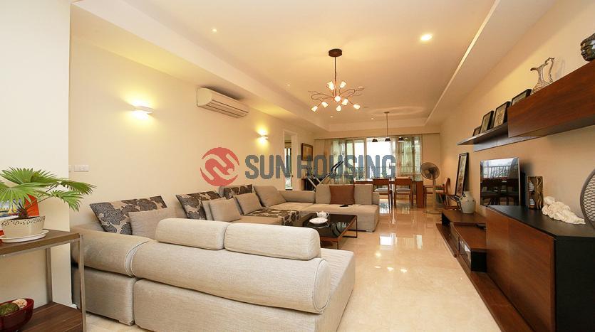 Furnished apartment for rent in P2 Ciputra | Three-bedroom, open view balcony