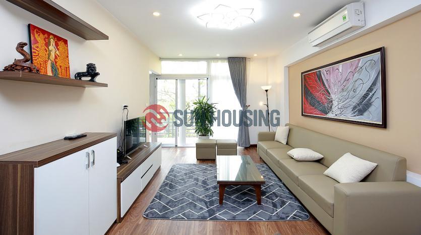 Two-bedroom serviced apartment Westlake Hanoi with balcony