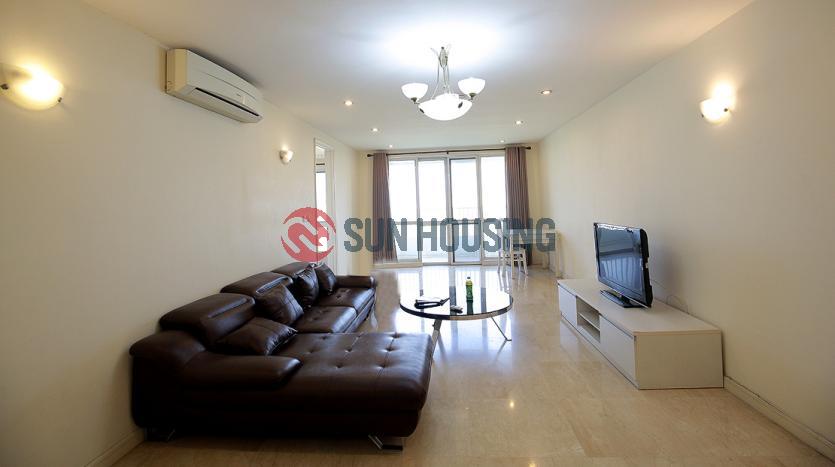 Three-bedroom apartment Ciputra Hanoi P building, open view balcony.