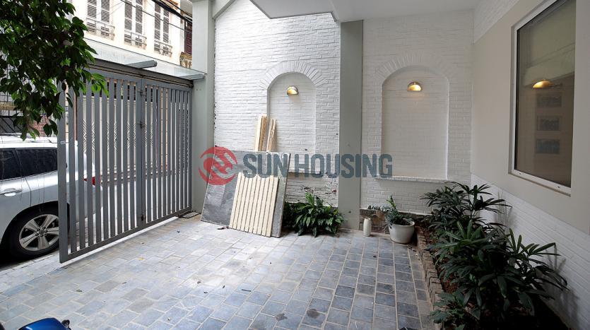 Furnished house for rent near Tay Ho with 4 bedrooms, pool, terrace