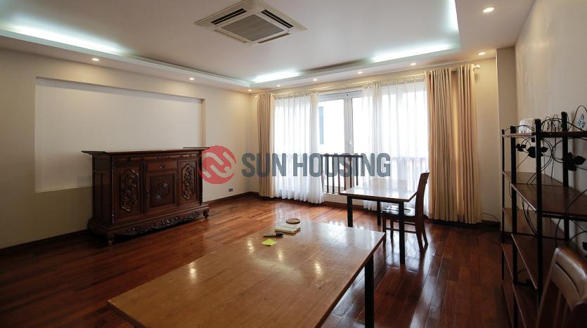 Furnished house for rent near Tay Ho with 4 bedrooms, pool, terrace