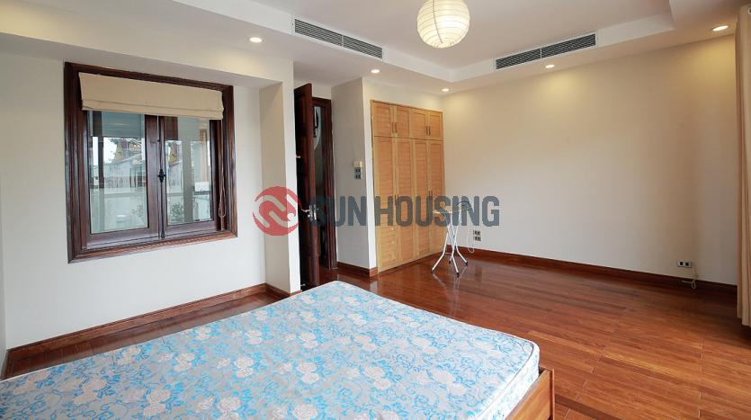 Furnished house for rent near Tay Ho with 4 bedrooms, pool, terrace