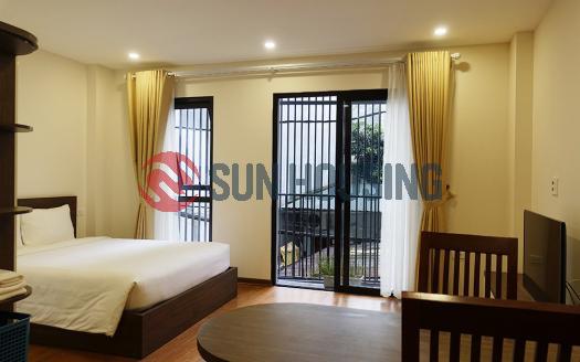 A newly furnished one bedroom studio in Ba Dinh Hanoi is available for rent