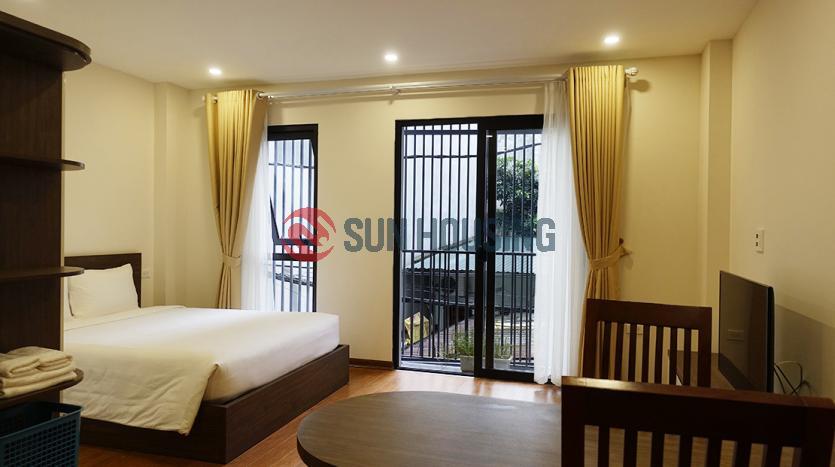 A newly furnished one bedroom studio in Ba Dinh Hanoi is available for rent