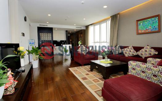Life-inspiring two-bedroom serviced apartment in Lancaster Hanoi