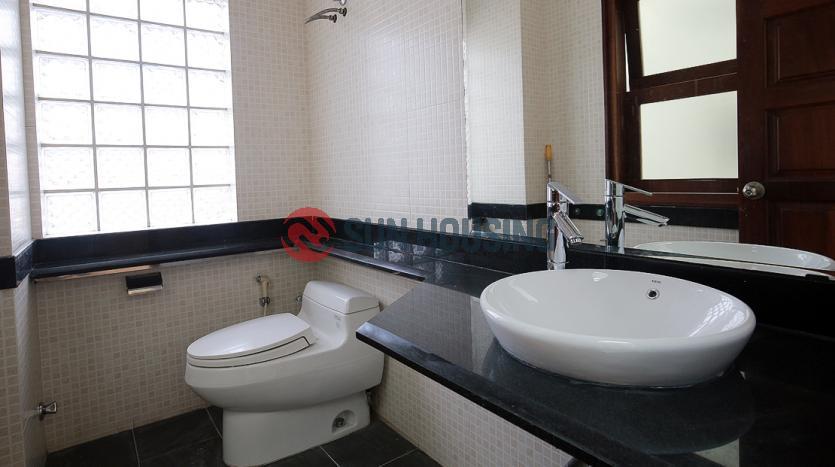 Furnished house for rent near Tay Ho with 4 bedrooms, pool, terrace