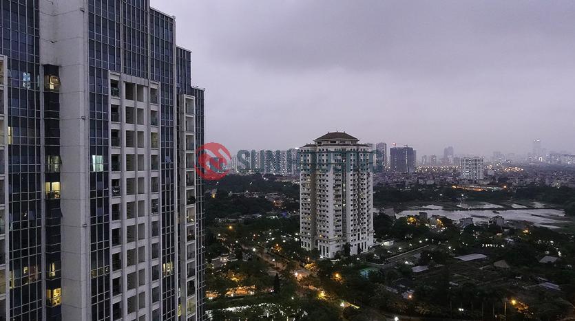 Luxury apartment for lease L2 Ciputra – 3 bedrooms, city view balcony