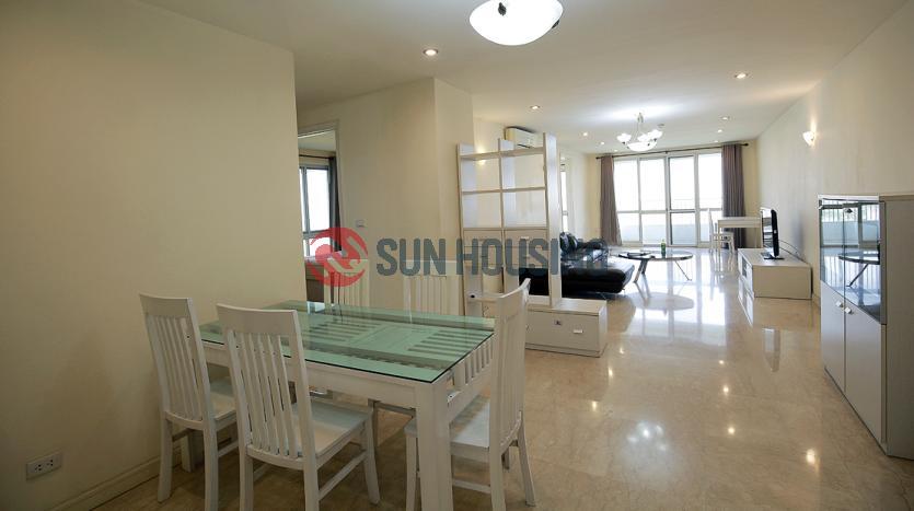 Three-bedroom apartment Ciputra Hanoi P building, open view balcony.