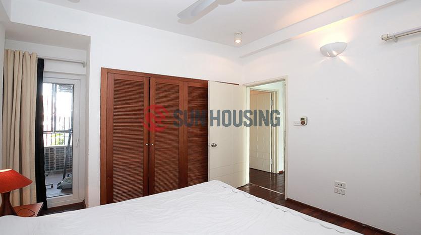 Lake-view two-bedroom serviced apartment Westlake Hanoi.