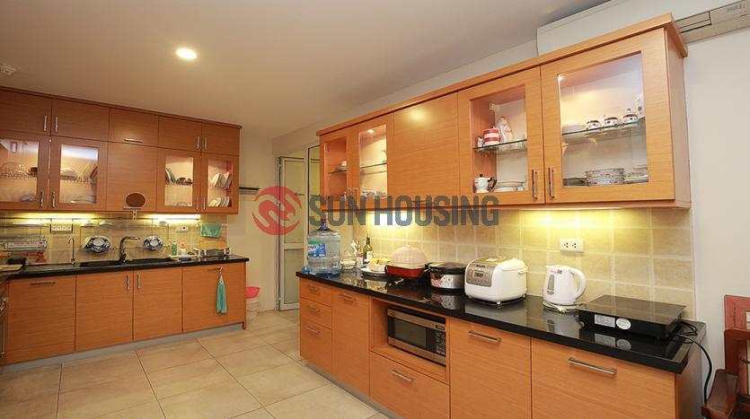 Furnished apartment for rent in P2 Ciputra | Three-bedroom, open view balcony