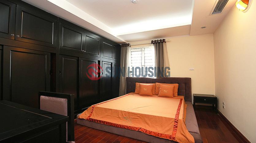 Lake view two-bedroom serviced apartment Westlake Hanoi, Quang An street.