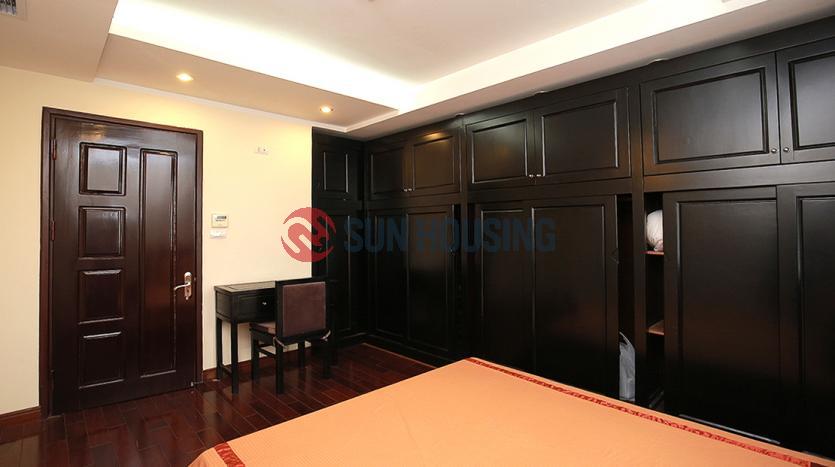 Lake view two-bedroom serviced apartment Westlake Hanoi, Quang An street.